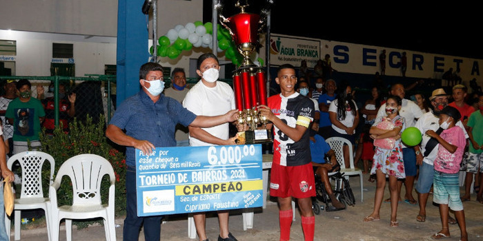 Final do Torneio de Bairros de Água Branca, mais de 13 mil em prêmios