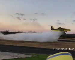Whindersson cede aeronave para combate de incêndios em São Raimundo Nonato