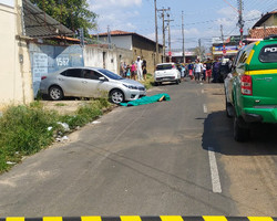 Policial reage a tentativa de assalto e mata criminoso a tiros em Teresina