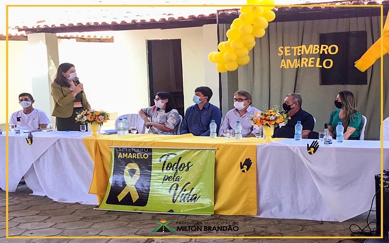 Milton Brandão: Município promove evento alusivo ao Setembro Amarelo - Imagem 1