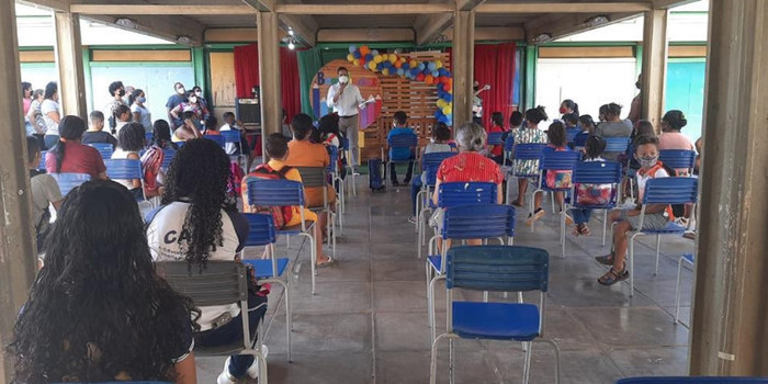 CAIC preparou recepção de boas-vindas no retorno às aulas presenciais
