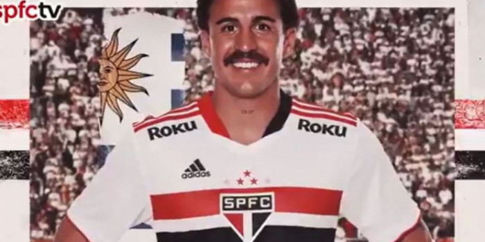 São Paulo anuncia chegada do volante uruguaio Gabriel Neves
