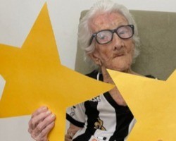 Morre a Vovó do Galo, torcedora de 101 anos do Atlético-MG