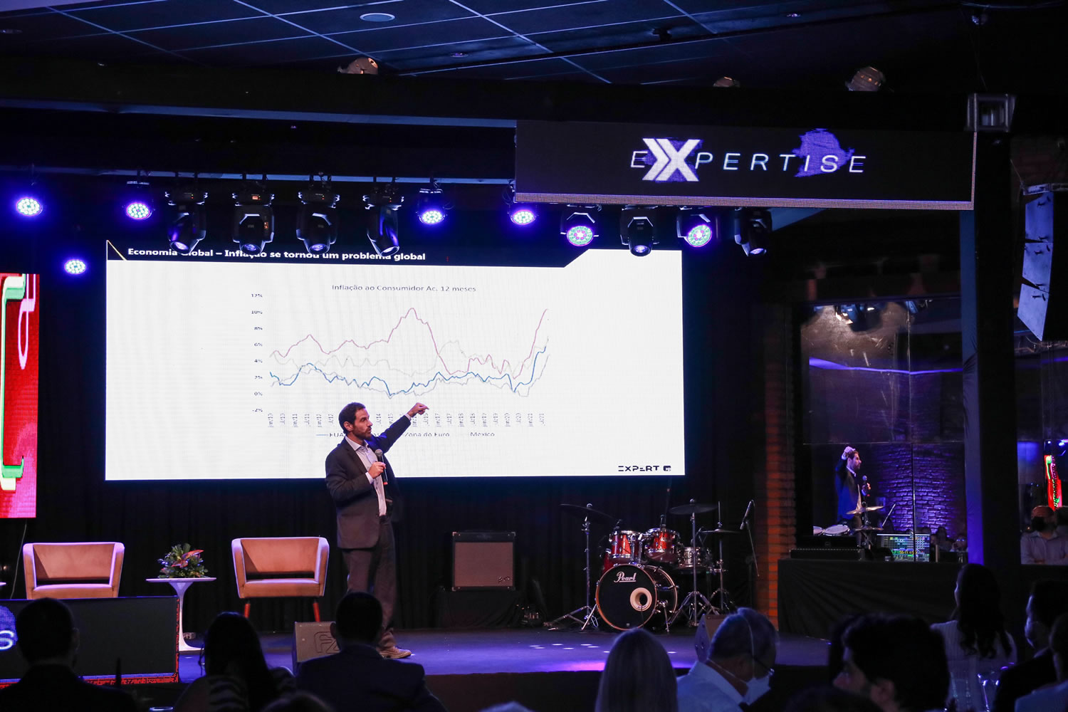 Caio Megale, economista chefe da XP Investimentos palestrou no evento - Foto: David Carvalho