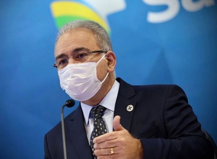 Ministro da Saúde, Marcelo Queiroga Foto: AFP