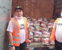 Ação social faz entrega de 40 toneladas de alimentos em Teresina