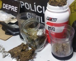 Suspeito de tráfico é preso com grande quantidade de drogas em Teresina