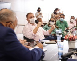 Venâncio defende a criação de Centro de Testagem em reunião com Dr. Pessoa 