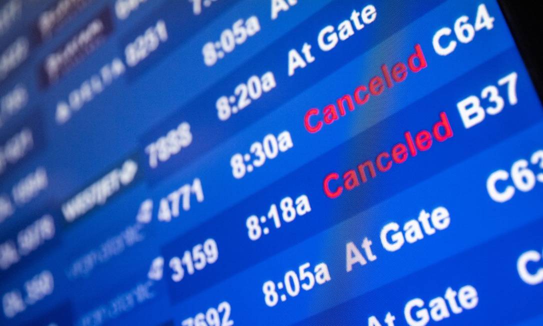 Mais de 3600 voos foram cancelados no mundo devido a contaminação pela Covid-19 (Foto: Divulgação)