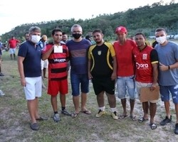 Final do Campeonato de Refugos, com a presença do prefeito João Luiz