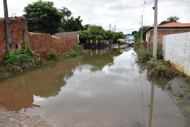 Quase 100 famílias são monitoradas em Floriano devido risco de alagamento  (Foto: Divulgação)