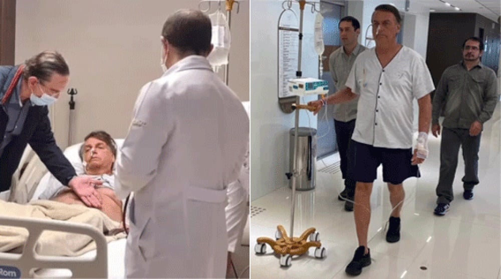 Bolsonaro recebe alta de hospital após internação por obstrução intestinal - Imagem 2