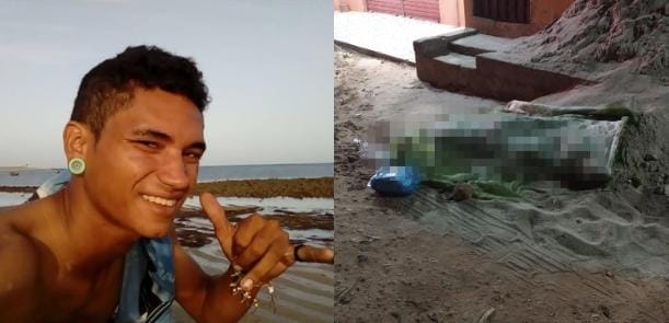 Homem é assassinado com vários tiros na porta de residência em Barra Grande (Foto: Montagem/ Blog do Diel)