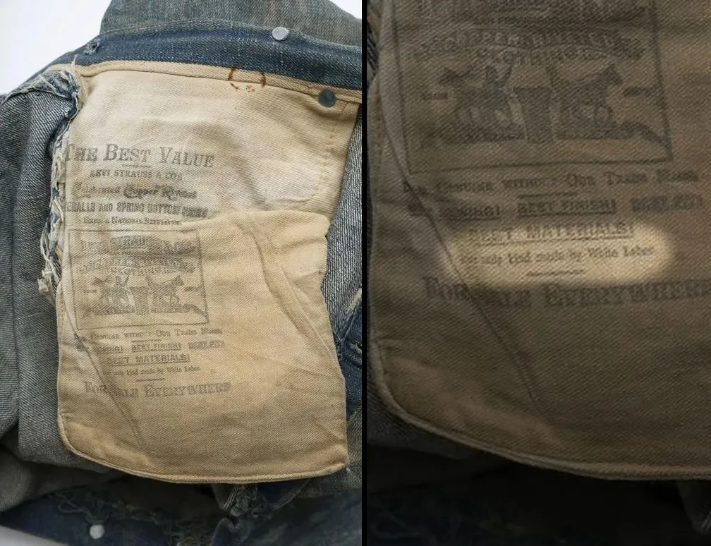 Slogan racista está estampado no verso da calça