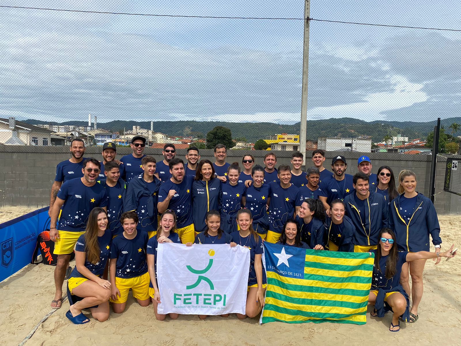 Piauienses voltam às quadras em novembro para a sexta etapa do Circuito Piauiense de Beach Tennis (Foto: Reprodução/Mayra Rocha)