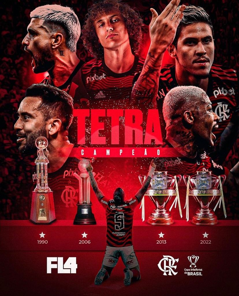 Flamengo é tetracampeão da Copa do Brasil 