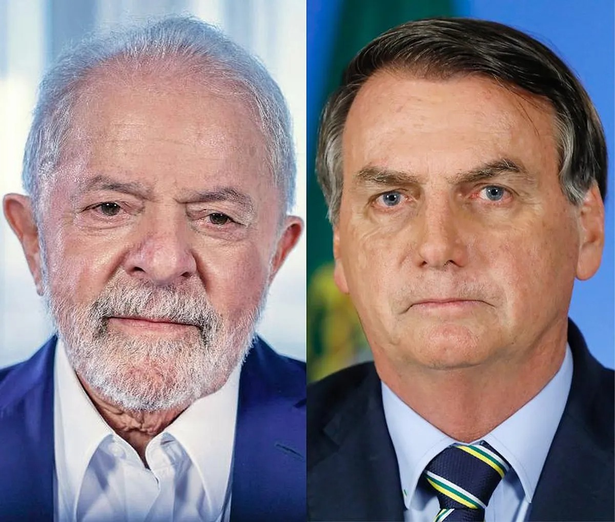 Lula (PT) e Jair Bolsonaro (PL) disputam o cargo de presidente da República (Foto: reprodução)