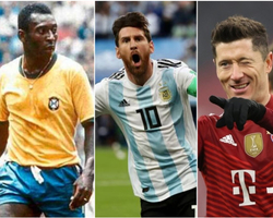 Cristiano Ronaldo, Messi, Pelé: veja o top-10 dos artilheiros em seleções