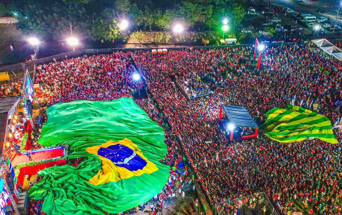 Lula em sua visita no Piauí em agosto (Foto: Ricardo Stuckert)