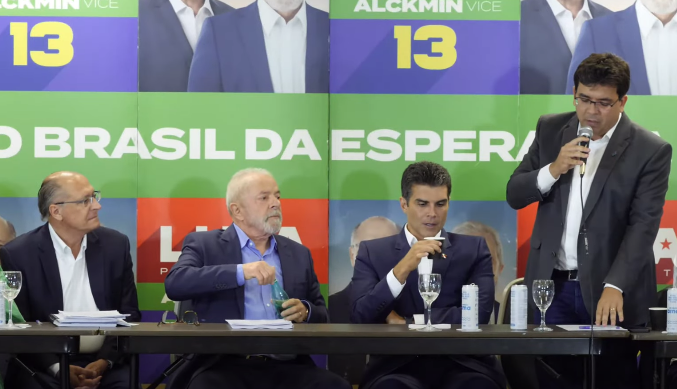 Rafael Fonteles agradece ao ex-presidente Lula (Foto: Reprodução)