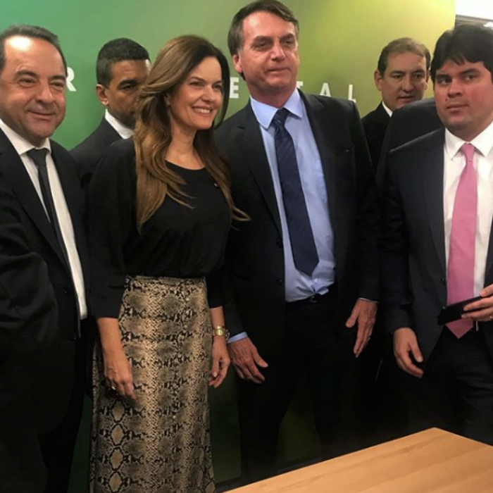 Iracema em encontro com o presidente Bolsonaro (Foto: Reprodução)