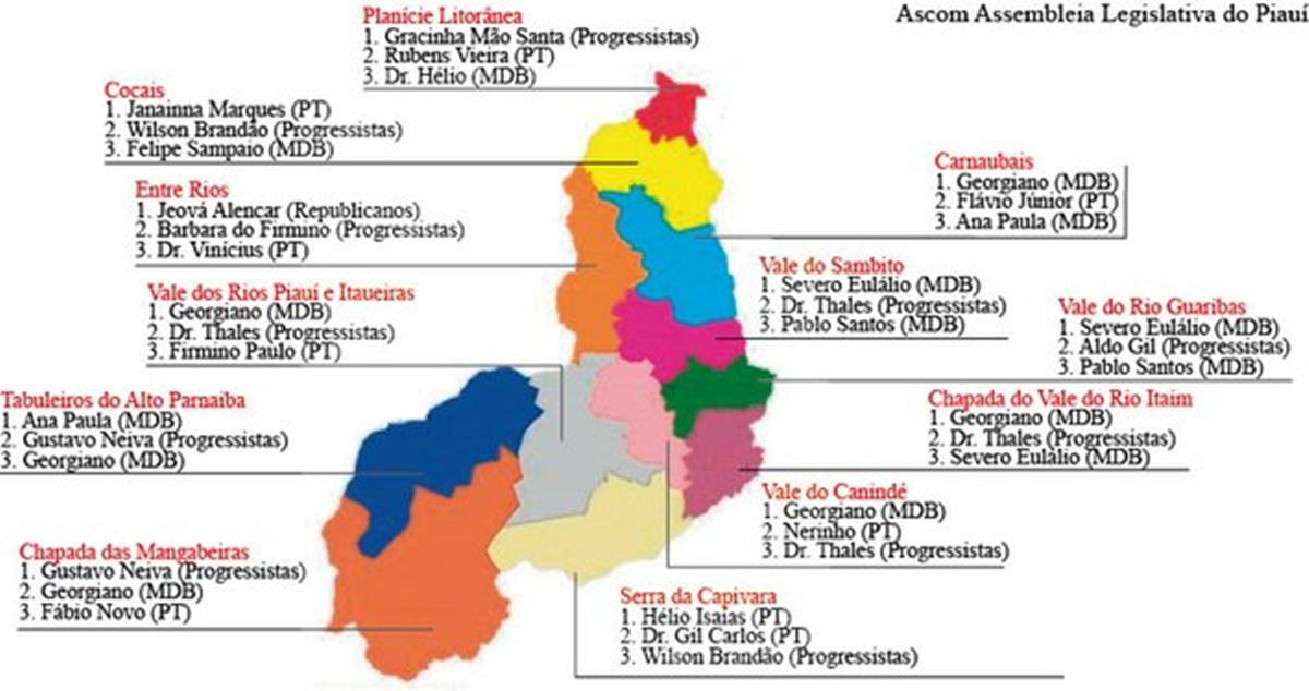 Maioria dos deputados eleitos no PI precisou de votos fora de sua região - Imagem 2