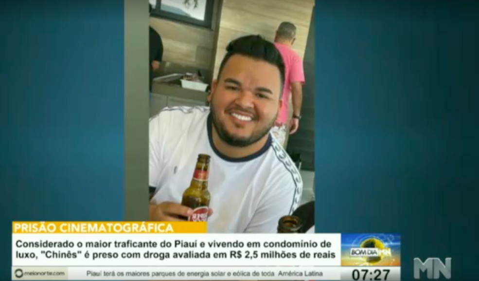 Paulinho Chins foi preso com 30 kg de pasta base de cocana avaliada em R$ 2,5 milhes