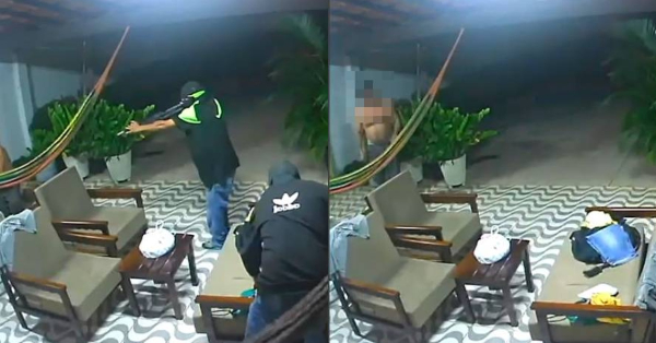 Bandidos Encapuzados Fazem Arrast o Em Casa De Empres rio No PI 
