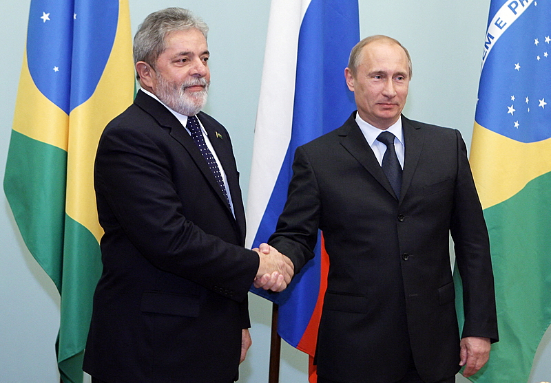 Lula e Vladimir Putin