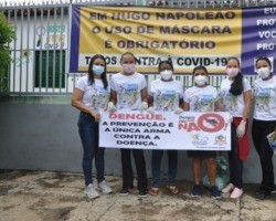 Hugo Napoleão realiza ação educativa no combate ao mosquito Aedes Aegypti