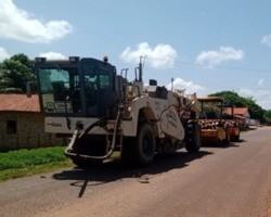 DER-PI inicia obras nas rodovias de Nossa Senhora dos Remédios a Porto
