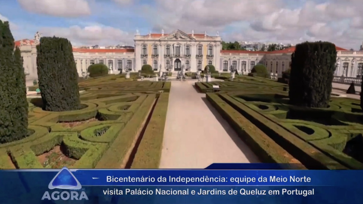Rede Meio Norte visita o Palácio Nacional e Jardins de Queluz em Portugal - Foto: Reprodução