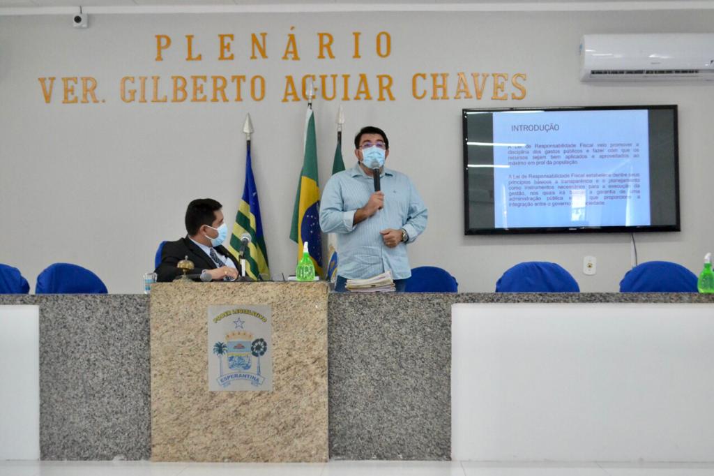 A prestação de contas aconteceu na Câmara Municipal - Divulgação
