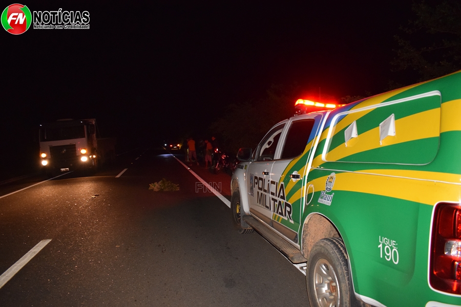Homem é atropelado por motocicleta e morre na BR-407 em Paulistana - Foto: Reprodução/FN Notícias