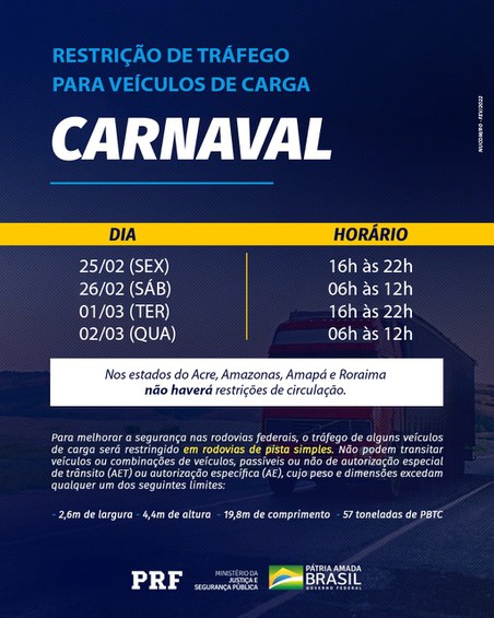 PRF inicia Operação Carnaval 2022 nesta sexta-feira (25), no Piauí - Imagem 2