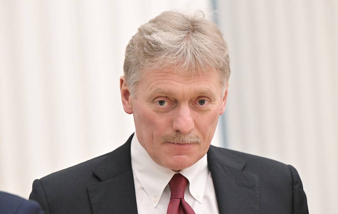 Dmitry Peskov, porta-voz do governo da Rússia, em 18 de fevereiro de 2022 (Foto: Sergey Guneev/Sputnik/Reuters) 