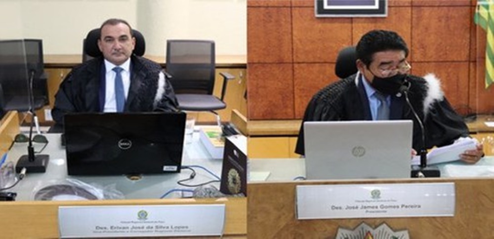 Desembargadores Erivan e James - Foto: Divulgação