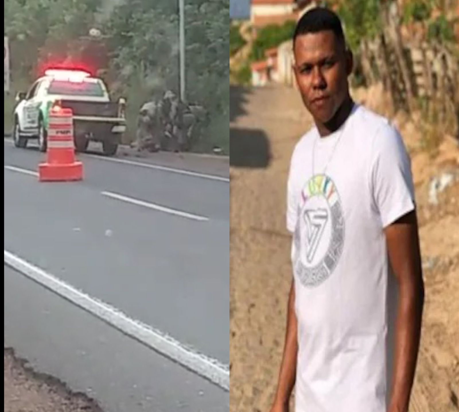 Jovem foi morto com tiro disparado por PM em barreira na PI-140 - Foto: Reprodução/Redes Sociais