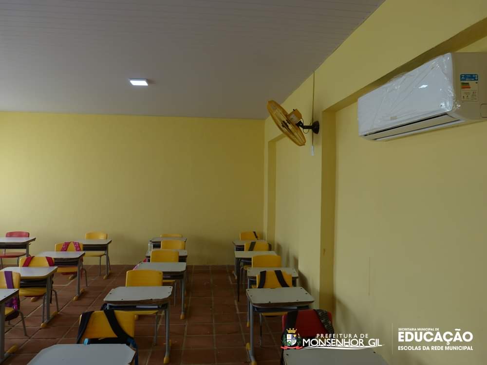 Mais escolas climatizadas em Monsenhor Gil pela prefeitura municipal - Imagem 2