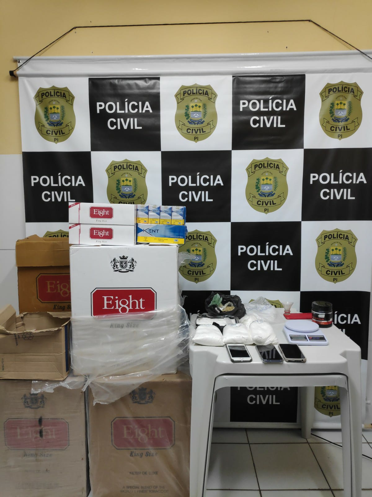 Polícia apreende cocaína avaliada em quase R$ 100 mil em operação no Piauí (Foto: Divulgação)