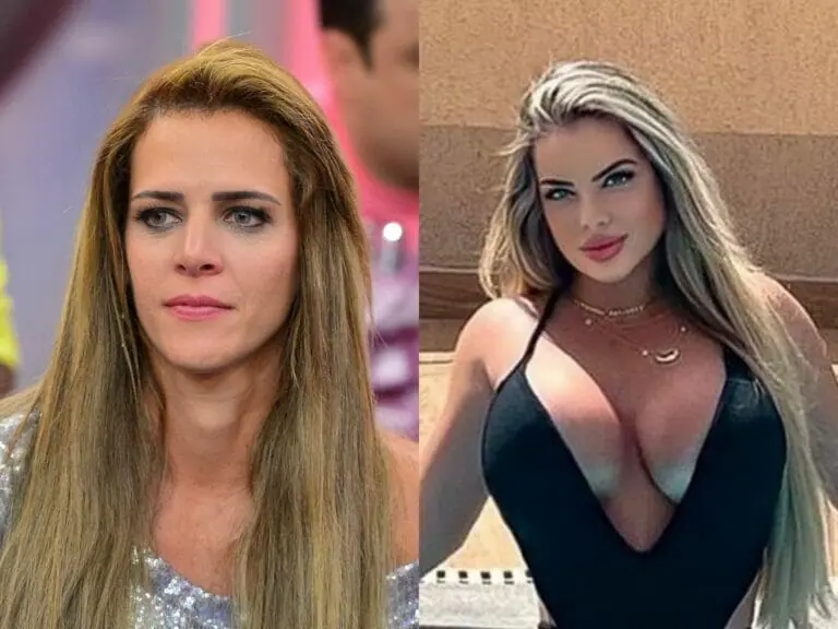 O antes e depois de Denise Rocha (Foto: Reprodução)