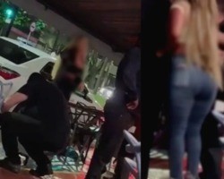 Mulher briga com jovem que teria sido amante do ex-marido em bar no MT