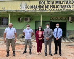 MPPI realiza visita ao 11º Batalhão de PM, em São Raimundo Nonato