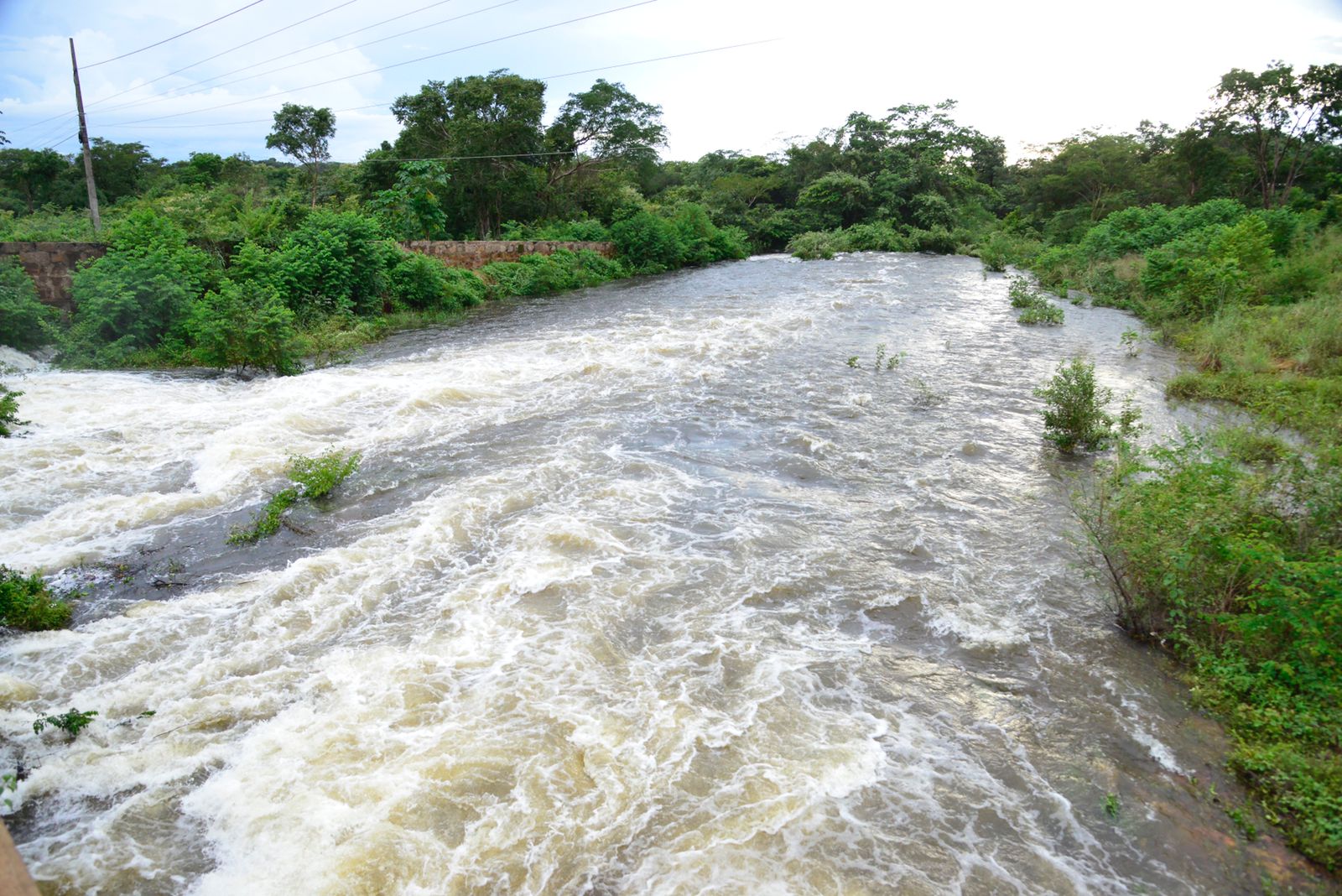 Chuvas tem elevado o nível dos rios - Foto: Repórter 10