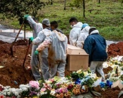 Brasil registra 98 novas mortes por covid-19 nas últimas 24h