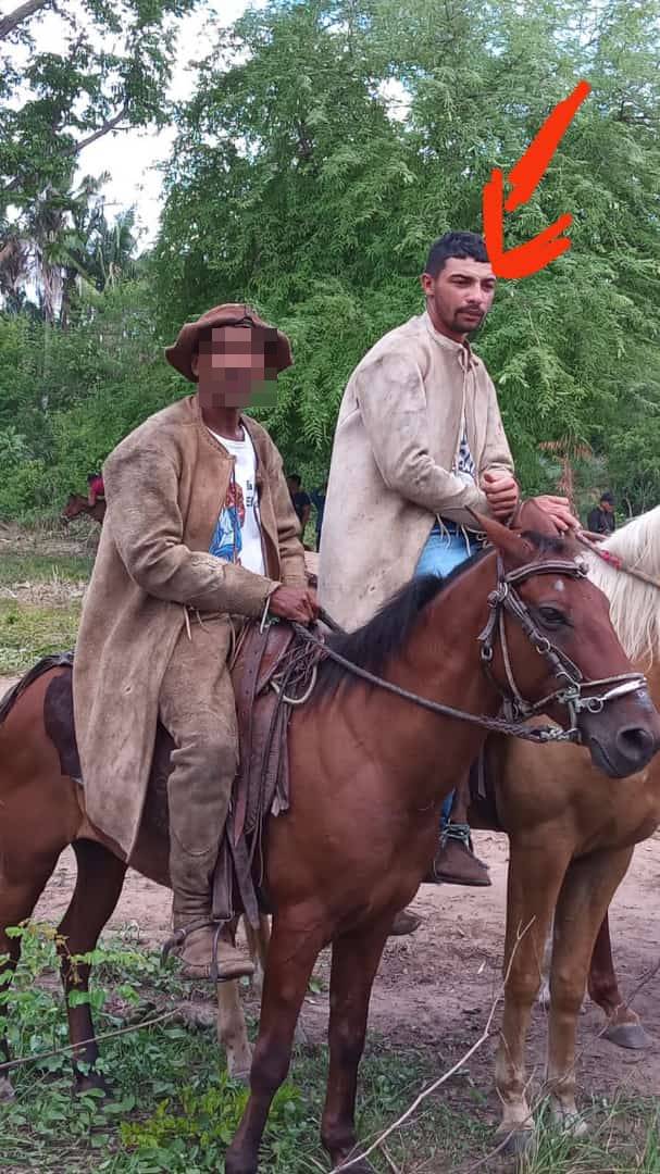 Vaqueiro de 22 anos e cavalo morrem eletrocutados na zona rural de Teresina (Foto: Reprodução/ WhatsApp)