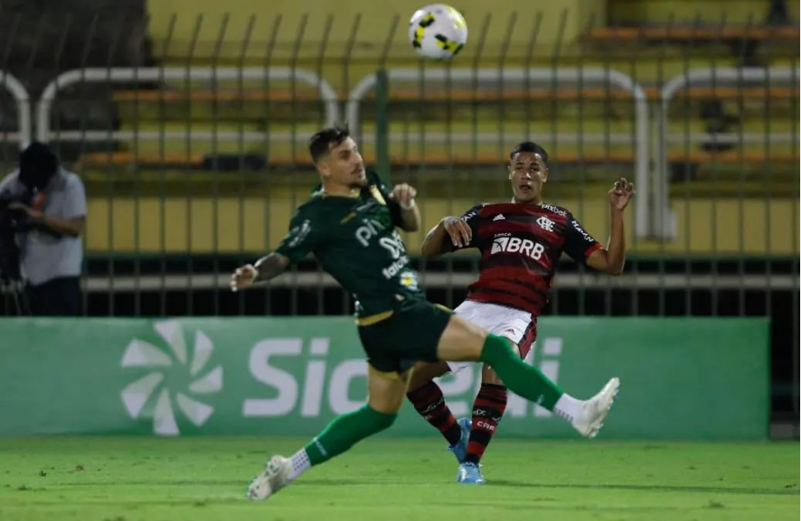 No jogo em Volta Redonda, o Altos perdeu para o Flamengo por 2 a 0 e está fora da Copa do Brasil. (Foto: Instagram Altos)
