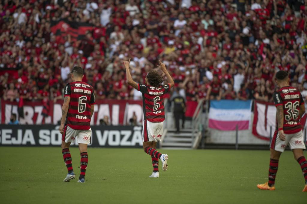 Flamengo e Ceará empataram no Castelão Foto: Alexandre Vidal 