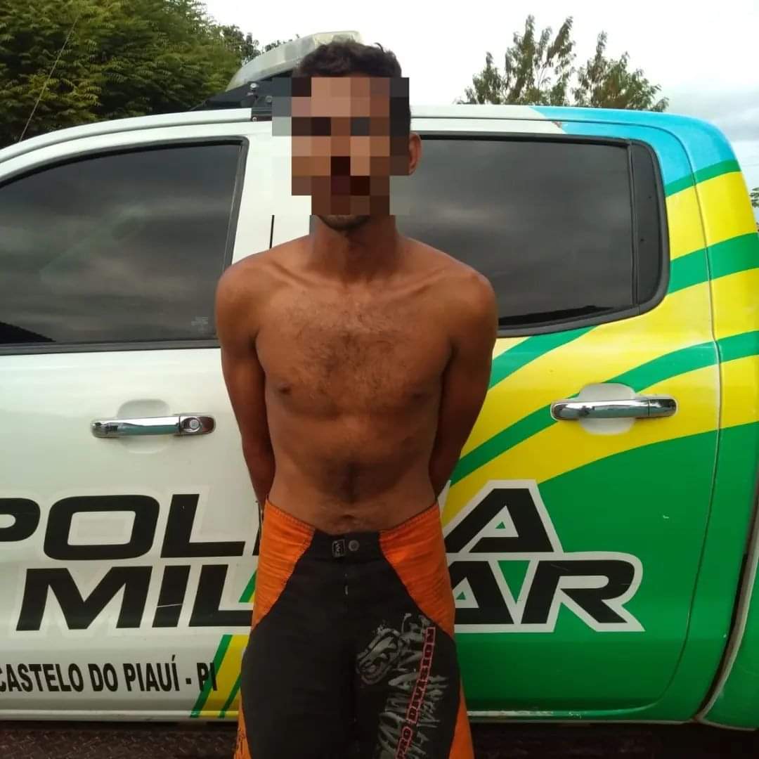 Homem é preso após furtar caixa de cerveja em Castelo do Piauí- Foto: Divulgação/PMPI