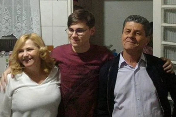 Rafael Miguel e seus pais foram assassinados em junho de 2019 Foto: Arquivo Pessoal 